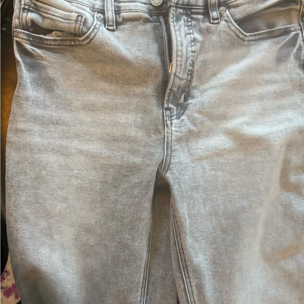 Scotch & Soda Women's Gray Straight Leg Jeans